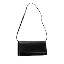 Louis Vuitton-Black Louis Vuitton Epi Honfleur Shoulder Bag-Noir