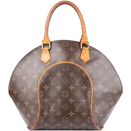 Louis Vuitton-Bolsa Louis Vuitton Canvas Monograma Ellipse GM-Marrom