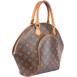 Louis Vuitton-Louis Vuitton Toile Monogramme Ellipse GM Sac à main-Marron