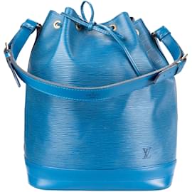 Louis Vuitton-Louis Vuitton Blue Epi Leather Sac Noe Grande-Blue
