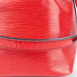 Louis Vuitton-Louis Vuitton Red Epi Leather Sac Noe Petit-Red