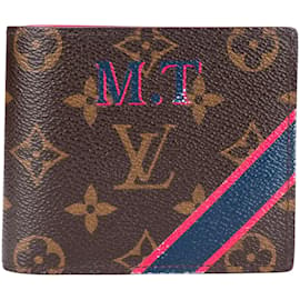 Louis Vuitton-Louis Vuitton Canvas Monogram ID Multiple Wallet-Brown