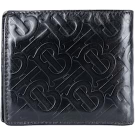 Burberry-Burberry Leather B Bifold Wallet-Black