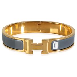 Hermès-Pulseira Hermès Clic H em banhado a ouro-Outro