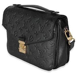 Louis Vuitton-Louis Vuitton Black Empreinte Pochette Metis-Black