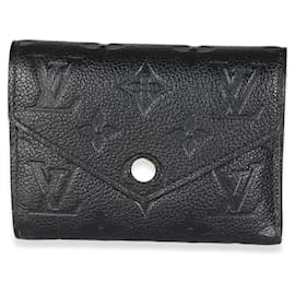 Louis Vuitton-Louis Vuitton Black Empreinte Victorine Wallet-Noir