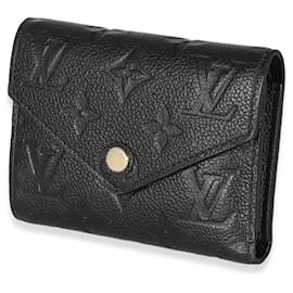 Louis Vuitton-Louis Vuitton Black Empreinte Victorine Wallet-Black