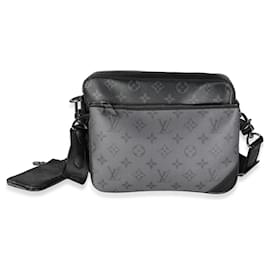 Louis Vuitton-Louis Vuitton Monogram Reverse Eclipse Trio Messenger-Black