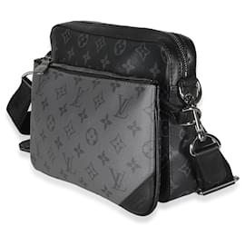 Louis Vuitton-Louis Vuitton Monogram Reverse Eclipse Trio Messenger-Black