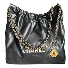 Chanel-Chanel 22 Bolso-Negro