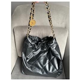 Chanel-Chanel 22 Bolsa-Preto