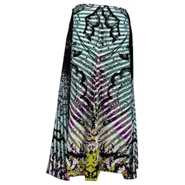 Etro-Etro Printed Knee-Length Skirt in Multicolor Viscose-Multiple colors