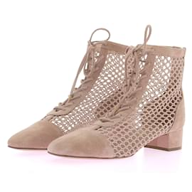 Dior-DIOR  Ankle boots T.eu 39 Suede-Beige