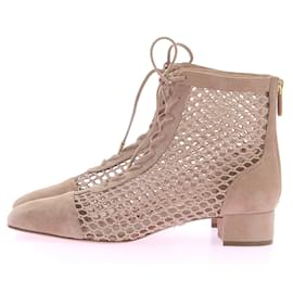 Dior-DIOR  Ankle boots T.eu 39 Suede-Beige