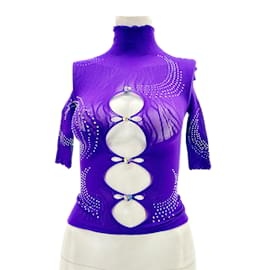 Autre Marque-POSTER FILLE Tops T.International S Polyester-Violet