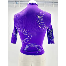Autre Marque-POSTER FILLE Tops T.International S Polyester-Violet