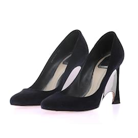 Dior-DIOR High Heels T.EU 40 Wildleder--Schwarz