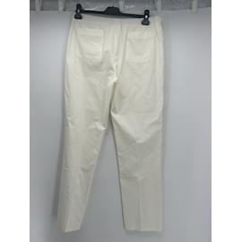 Loro Piana-LORO PIANA  Trousers T.it 46 cotton-White