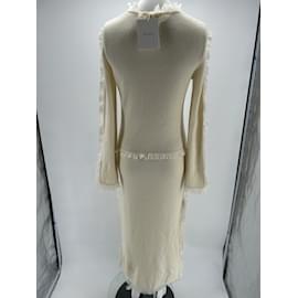 Autre Marque-LISA YANG Robes T.0-5 1 cashmere-Blanc