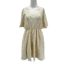 Dior-DIOR  Dresses T.fr 38 silk-Cream