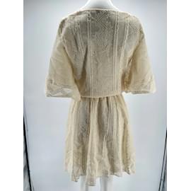 Dior-DIOR  Dresses T.fr 38 silk-Cream