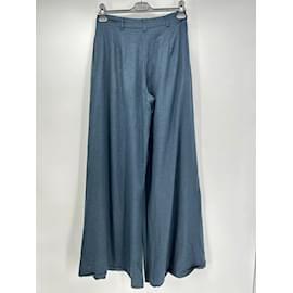 Ballantynes-BALLANTYNE  Trousers T.fr 40 Linen-Blue