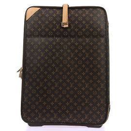 LOUIS VUITTON Sacs de voyage T.  chiffon Marron
