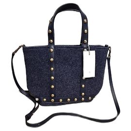 Vanessa Bruno blue wool tote bag Blue
