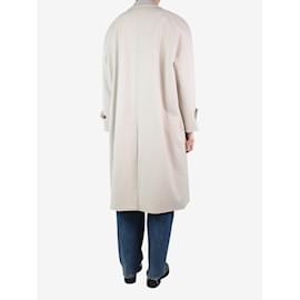 Autre Marque-Neutral wool trench coat - size UK 10-Other