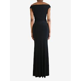 Autre Marque-Black off-shoulder maxi dress - size UK 6-Black