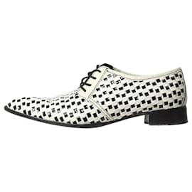 Miu Miu-White interwoven shoes - size EU 36.5-White