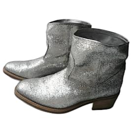 Forte Forte-FORTE FORTE silver boots size 40 in very good condition-Silvery