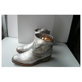 Forte Forte-FORTE FORTE silver boots size 40 in very good condition-Silvery