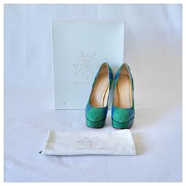 Charlotte Olympia-High heels-Blau,Grün