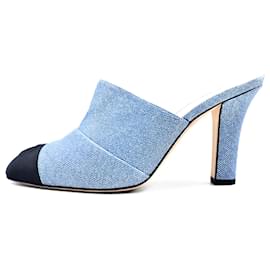 Chanel-Mules-Blue