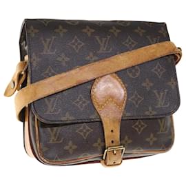 Louis Vuitton-LOUIS VUITTON Monogram Cartouchiere MM Shoulder Bag M51253 LV Auth 65646-Monogram