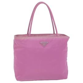 Prada-PRADA Tote Bag Nylon Pink Auth 65698-Pink