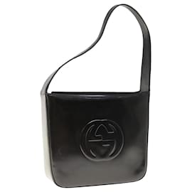 Gucci-GUCCI Shoulder Bag Leather Black 000 1046 auth 66061-Black