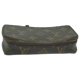 Louis Vuitton-LOUIS VUITTON Monogram Poche Monte Carlo Jewelry Box Vintage M47352 Auth am5758-Monogram