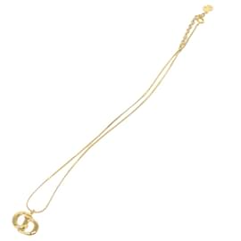 Christian Dior-Colar pulseira Christian Dior 2Definir autenticação Gold5729-Dourado