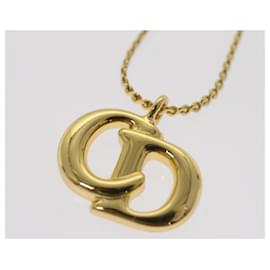 Christian Dior-Collar de pulsera Christian Dior 2Establecer autenticación Gold5729-Dorado