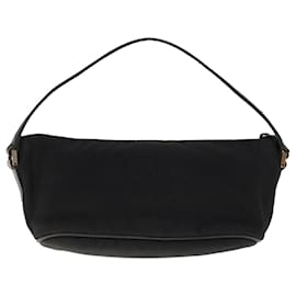 Gucci-GUCCI Accessory Pouch Canvas Black 039 1103 auth 66028-Black