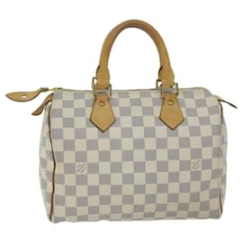 Louis Vuitton-Louis Vuitton Damier Azur Speedy 25 Hand Bag N41534 Auth LV 65682-Autre