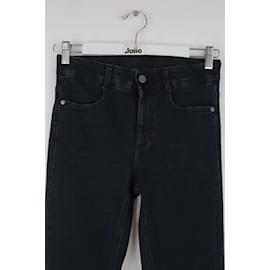 Stella Mc Cartney-Bootcut-Jeans aus Baumwolle-Schwarz