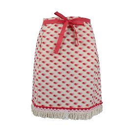 Autre Marque Rubino Gaeta - Mini-jupe en jacquard fil coupé Multicolore