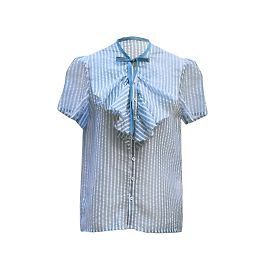 Autre Marque Camicia Rubino Gaeta con volant Multicolore