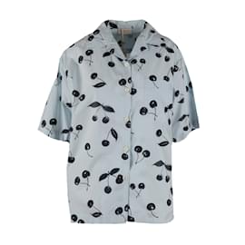 Autre Marque-Rubino Gaeta Cherry Print Bowling Shirt-Multiple colors