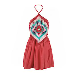 Autre Marque-Robe au crochet Rubino Gaeta Granny-Multicolore