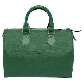 Louis Vuitton-Louis Vuitton Epi Speedy 25 Hand Bag Borneo Green M43014 LV Auth 63960-Other