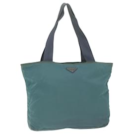 Prada-PRADA Tote Bag Nylon Blue Auth bs11914-Blue